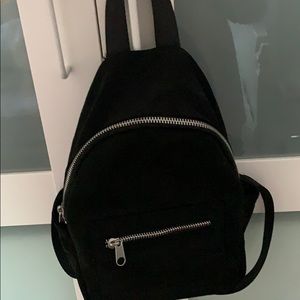 BRAND NEW black mini backpack